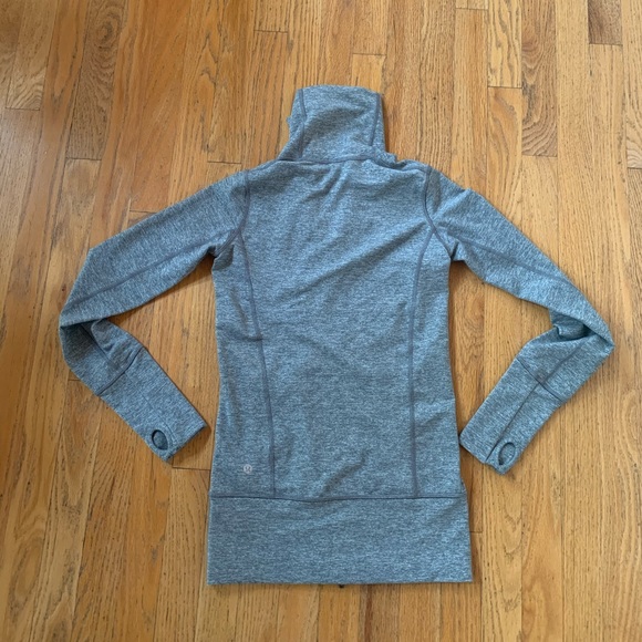 lululemon light gray zip jacket - Picture 3 of 3